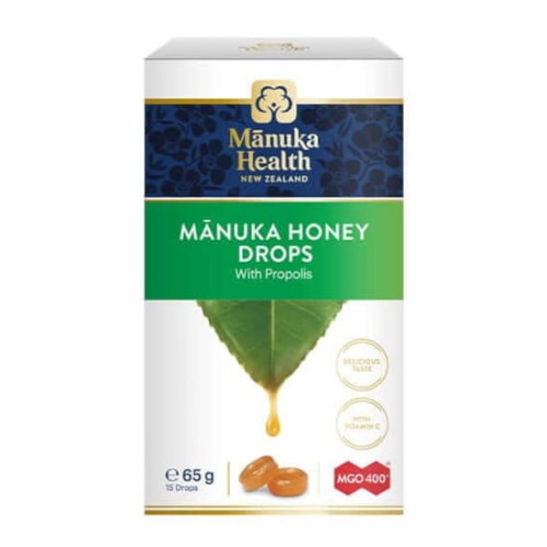 Cukierki z miodem manuka mgo 400+, propolisem i witaminą c 15szt