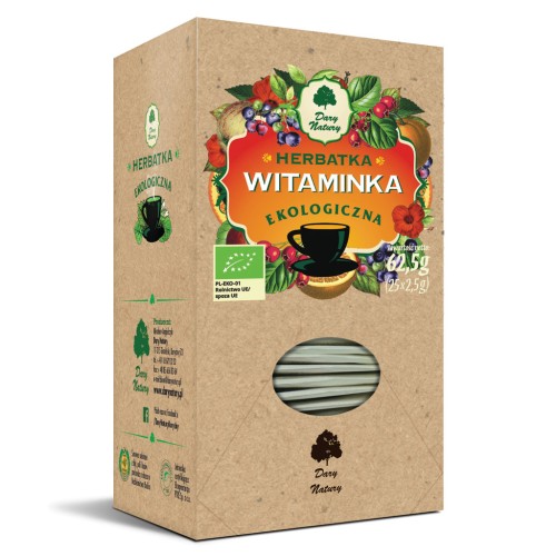 Herbatka Witaminka EKO 25x2,5g Dary Natury
